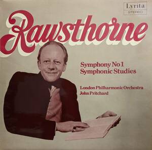 輸入LP盤 ジョン・プリッチャード/London Phil　Rawsthorne 交響曲1番 & 交響的練習曲 