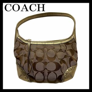 COACH コーチ ショルダーバッグ シグネチャー エルゴ ハンドバッグ 柄 フォーマル