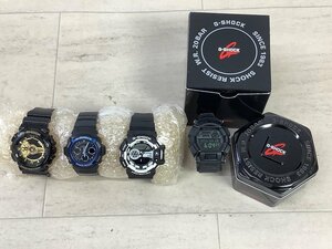 CASIO G-SHOOK GD-400MB GA-400 AW-591 GA-110GB(ジャンク) 動作未確認 ACBF 中古品