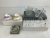 HOYA まとめ グラス カップ＆ソーサー 酒器 他 箱蓋無しの物有 ACBF 中古品_画像1