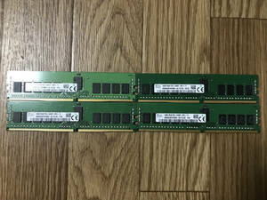 ◆◇DELL R630サーバー用メモリSK HYNIX 2Rx8 PC4-2400T-RE1-11 ECC 16GB 4枚セット合計64GB　DM1021◇◆