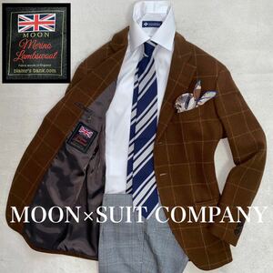 SUIT COMPANY英国生地MOON使用　M位　人気のウインドーペンチェック　テーラード