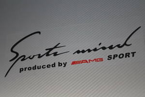 スポーツマインド　 ////AMG　ステッカー　BENZ　ブラック　　　　