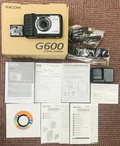 ★ カメラ ★ 防水・防塵デジタルカメラ ★ RICOH G600 シリアル番号：00167333 ★ 付属品あり ★ 単四形電池使用可能 ★デジカメ リコー★