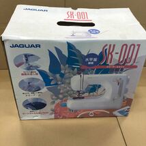 T11/【中古品】JAGUAR 電動ミシン SK-001 ジャガー コンパクトミシン 裁縫 クラフト 手工芸 リメイク ハンドメイド_画像1