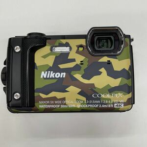 H1163/【中古品】COOLPIX W300 カモフラージュ マップカメラ ニコン デジタルカメラ クールピクス