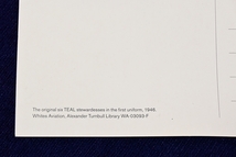 AIR NEW ZEALAND ニュージーランド航空 75周年記念 ポストカード 絵はがき 初代CA_画像4