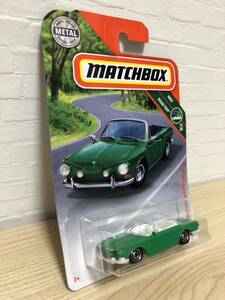 マッチボックス ミニカー フォルクスワーゲン タイプ34 カルマンギア 緑 オープンカー MATCHBOX VW KARMANN GHIA