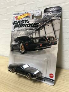 ホットウィール ミニカー HW ワイスピ '77 ポンティアック ファイヤーバード T/A 黒 hotwheels F&F PONTIAC FIREBIRD