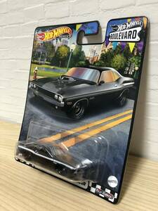 ホットウィール ミニカー HW ブールバード '70 ダッジ チャレンジャー 黒 hotwheels BOULEVARD DODGE CHALLENGER