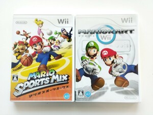 マリオカート Wii 　マリオスポーツミックス（Wiiソフト）ニンテンドー★説明書あり