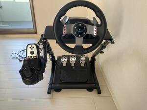 Logitech G27 / SHARKER Racing Wheel Stand セット GT6ソフト付き（検索用）ハンコン　PS3