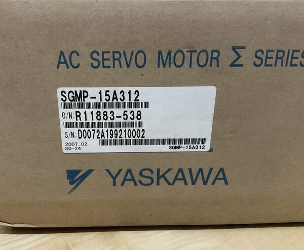 安川YASKAWA ACサーボ　sgmp-15a312 未使用品　送料無料