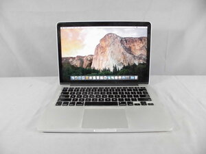 MacBook Pro　Early 2015 (Corei5 2.7GHz、16GB、256GB、13.3型)