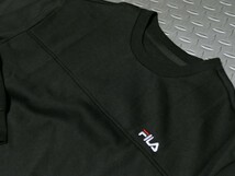 OFA70★秋冬★FILA★フィラ★裏起毛スエット上下セット★LL/ブラック_画像4