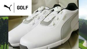 TPM27★新品★PUMA GOLF★プーマゴルフ★ドライブ フュージョン ディスク スパイクシューズ★29.0/WT