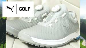 TPM32★新品★PUMA GOLF★プーマゴルフ★プロアダプトアルファキャットディスク スパイクレス シューズ★25.0/GY