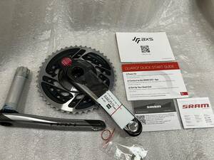 新品 SRAM RED AXS 12速 DUB 46/33 170mm パワーメーター付チェーンリング&カーボンクランクセッ 