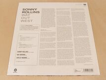 未開封 ソニー・ロリンズ Way Out West 限定リマスター180g重量盤LP Sonny Rollins Ray Brown Shelly Manne Virgin Vinyl Audiophile DMM_画像2