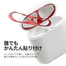 228 AirPods AirPods Pro 金属製 ダストガード シール ほこりガード 黒 銀 シルバー ブラック エアーポッズ プロ_画像3