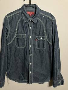 NITRAID Nitraid long sleeve car n blur - shirt M Denim shirt work shirt Nitro u Nitro -NITRO