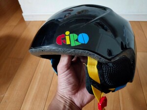 GIRO/ジロ/ヘルメット/SLING SHOT/YOUTH/XS~Sサイズ/49~52㎝/黒×マルチ/ブラック/スノーボード/スキー/自転車/子供/キッズ/KIDS