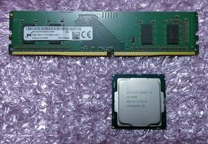 Intel Core i3-9300 DDR4 2666 4GB 動作良好