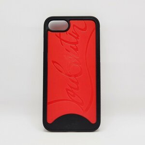 TO1 クリスチャンルブタン Christian Louboutin iphone7 iphone8 スマホケース スマホカバー 携帯カバー 赤×黒 付属品有