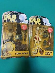 Jeff Smith’s bone ボーン アクション フィギュア 2個 セット 未開封 アメコミ ビンテージ