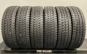 BS BRIDGESTONE BLIZZAK W979 205/80R17.5 120/118L LT ライトトラック用 スタッドレス 6本 19年製 バリ溝 シビリアン ローザ等　(TT017)