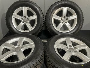 タイヤ新品 22年製【BS BLIZZAK DM-V3 235/65R17】スタッドレス【audi Q5 純正ホイール 17インチ 7J5HPCD112+37】バランス調整済み(MTI364)