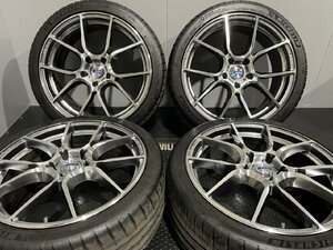 走行短め【MICHELIN 245/35ZR19】夏タイヤ【RAYS gramLIGHTS 57ANA グラムライツ 19インチ 8J5HPCD120+45】FK8 シビック タイプR等 MTA544