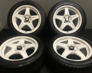 【YOKOHAMA ES300 205/50R16】夏タイヤ【RAYS TRD Sports T3 16インチ 7J4HPCD100+45】FORGED MONOBLOCK アクア ヴィッツ等　(VTL871)