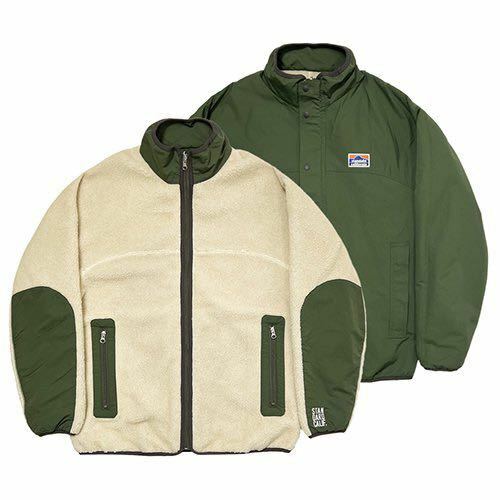 STANDARD CALIFORNIA/スタンダード カリフォルニア SD Reversible FleeceJacket XL② リバーシブル フリースジャケット ナイロンジャケット