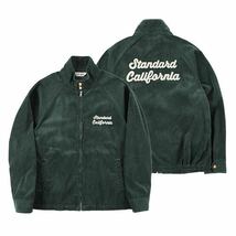 STANDARDCALIFORNIA/スタンダードカリフォルニア SD Corduroy Harrington Jacket Green XLコーデュロイ ハリントンジャケット 新品未使用_画像3