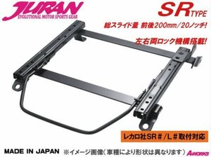 JURAN シートレール SRタイプ レカロSR2 SR3 SR4対応 /アテンザワゴン GYEW GY3W FF車 【運転席側 R121】