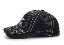 キャップ (F531) 帽子 メンズ レディース クラシック ゴルフ アーミー 野球帽 オシャレ　調節可能　アウドドア UVカット 男女兼用 黒_画像3