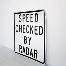 アメリカ ヴィンテージ ロードサイン 速度制限 道路標識 ストリートサイン ガレージディスプレイ 看板　#502-181-35_画像7
