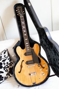 ★Epiphone Casino エピフォン カジノ ナチュラル 2006年韓国製 CTSポット オレンジドロップ ベルデンなど改造箇所多数有り ハードケース付