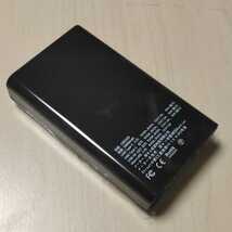 ◎モバイルバッテリー 10000mah 大容量 残量表示 2USB出力ポート PSE認証済 バッテリー ライト付き ブラック_画像3