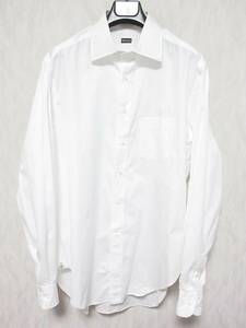 Barchetta バルケッタ シャツ ワイシャツ 長袖 コットン メンズ 大きいサイズ 白　yg5008