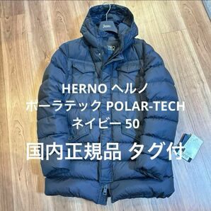 国内正規品 HERNO ヘルノ POLAR-TECH 50 紺 ビームス 美品