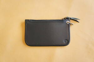 wore changer . attaching ... change purse . black WCC1 cow leather card inserting as . light change purse . light black original leather coin case card-case 