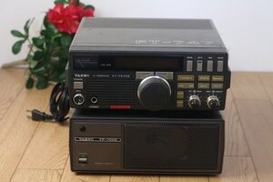 【ヤエス　YAESU FT-747SX FP-700S】トランシーバー　電源付き　現状!!　管Z7554