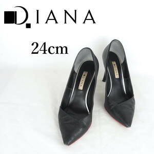 MK2738*DIANA*ダイアナ*レディースパンプス*24cm*黒