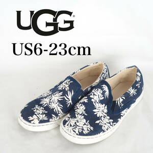 MK2669*UUG*アグ*レディーススリッポン*US6-23cm*ネイビー