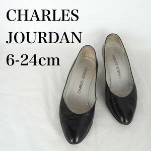 MK2776*CHARLES JOURDAN*シャルルジョルダン*レディースパンプス*6-24cm*黒