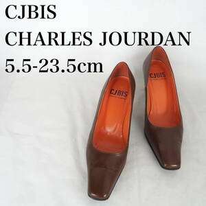 MK2779*CJBIS CHARLES JOURDAN*シャルルジョルダン*レディースパンプス*5.5-23.5cm*茶