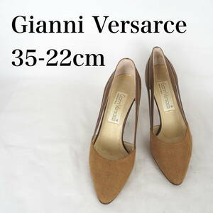 MK2793*Gianni Versarce*レディースパンプス*35-22cm*茶