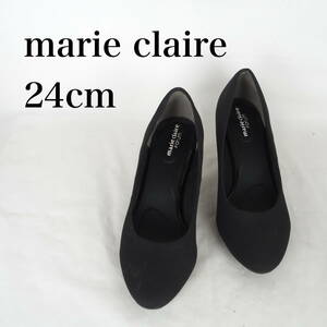 MK2799*marie claire*マリ・クレール*レディースパンプス*24cm*黒